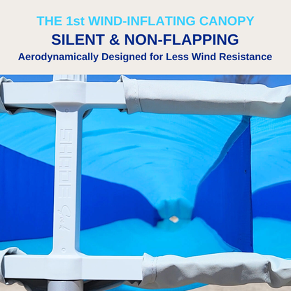 ShadeSock - Wind-Inflating, Silent Beach Shade