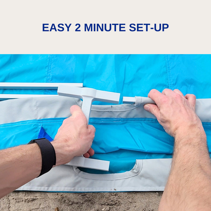 ShadeSock - Wind-Inflating, Silent Beach Shade